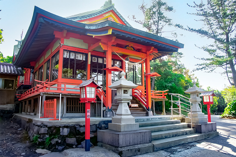 月讀神社の拝殿
